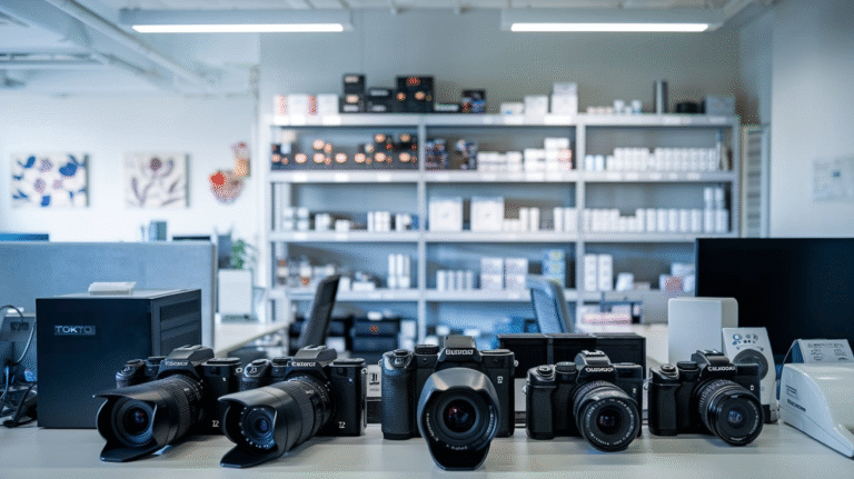 Tokyo-Based Company That Produces Cameras and Office Equipment