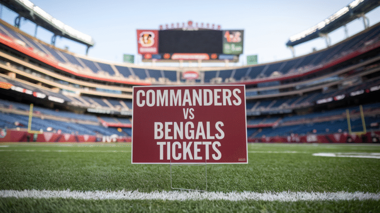 Commanders vs Bengals Tickets