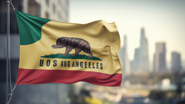 California Los Angeles Flag