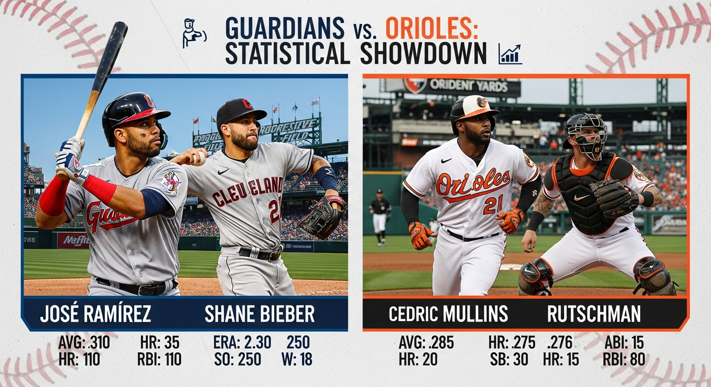 Cleveland Guardians vs Baltimore Orioles Match Player Stats