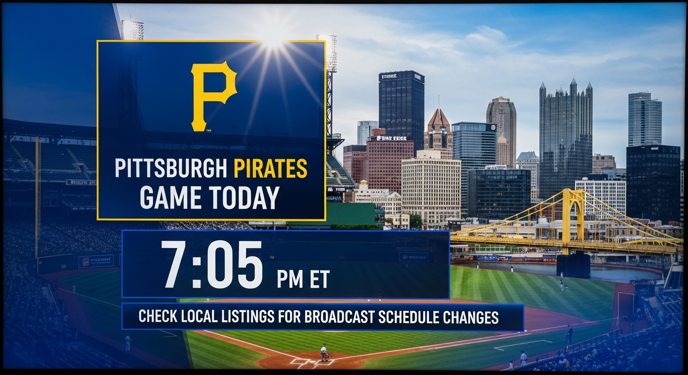 Pittsburgh Pirates Game Today